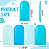 Jetec 4 Pcs Wall Padding for Kids with Autism Playroom Anti Collision 3D 15. 75 x 7. 87 Inch Peel and Stick Headboard Upholstered Wall Panels for Nursery Protection(Blue Series) view 2