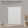 Boolegon Blackout Roller Shades for Windows, Cordless Blinds With Linen Fabric-Matched, Custom for Home Office, White, 80" W x 80" H view 2