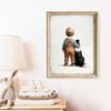 Border Collie Nursery Decor, Boy and Dog Art Print, Dog Nursery Art, Toddler Decor Boy, Puppy Nursery Print, Print Kids Art, Border Collie Nursery Decor Photo,234 view 3