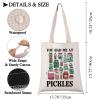 BDPWSS Pickle Gift For Pickle Lovers You Had Me At Pickles Tote Bag Pickle Food Lover Gift Pickle Themed Gift Vegetarian Gift (You Had Pickles TG) view 3