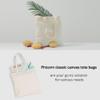 Phicorn Canvas Tote Bags, 24-Pack (15 x 16 in)  100% Cotton Blank Reusable Grocery & Craft Tote with Long Handles view 4