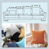ZEaink 2 Pack Corduroy Soft Decorative Square Rectangle Throw Pillow Cover 60x60 50x70 80x80 cm Cushion Covers Pillowcase, Home Decorations for Sofa Couch Bed Chair(W19,2pcs 50x70cm) view 4