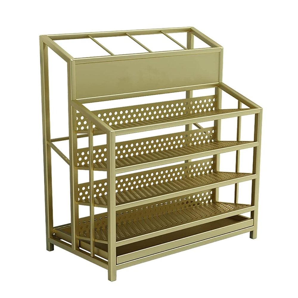 SHENJIA Umbrella Holder 4 Tiers Umbrella Stand + Pull-Out Drip Tray, Multi-Function Umbrella Bucket Rack for Hotel School Shop Home Office