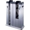Umbrella Holder for Entryway, Automatic Wet Umbrella Wrapper, Umbrella Automatic Packing Machine, with 100 Short and Long Umbrella Bags,Silver view 1