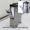 Umbrella Holder for Entryway, Automatic Wet Umbrella Wrapper, Umbrella Automatic Packing Machine, with 100 Short and Long Umbrella Bags,Silver view 4