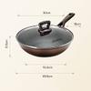 Cooking Pot, Frying Pan,Household Stainless Steel Frying Pan Non Stick Pan Uncoated Pot Pots for Cooking Composite Multilayer Bottom Easy to Clean view 2