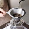 NPQPNAFC Coffee Filters, Stainless Steel Coffee Screen Funnel Filter Cone Tea Strainer Mesh Coffee Filter Practica Household Kitchen view 3