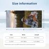 AJIOCIEU Personalized Beach Towels for Adults, Custom Beach Towel Design You Own Photo Text Logo Lightweight Microfiber Bath Towels, for Travel Beach Pool Bath, 31.5" x 63" view 3