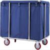EHVYBDX Large Movable Trolleys, Kitchen Storage Hand Trucks, Laundry Rolling Cart with Wheels,Heavy Duty Mobile Laundry Sorter Trolley for Hospitals view 1