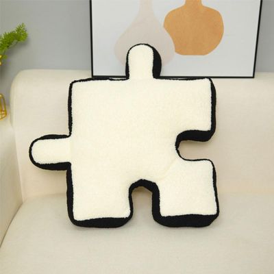 17.7 Jigsaw Floor Pillow and Cushion Throw Pillow Meditation Floor Pillow Large Floor Seat Cushion Ultra Soft Cute Floor Pillow Room Decor for Bedroom Sofa Chair Floor