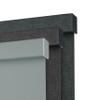 Boolegon Blackout Roller Shades for Windows, Cordless Blinds With Linen Fabric-Matched, Custom for Home Office, Dark Grey, 59" W x 64" H view 1