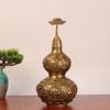 FengShui Brass Wu Lou Gourd Statue Handmade Crafts and Artworks Home Desk Decor view 2