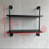 HDDFER Floating Bookshelf Shelves Industrial Pipe Shelving Pipe Shelf Rustic Black Wall Shelves 36 Inch Farmhouse for Wall Mounted view 2