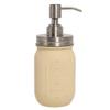 RUJHGL Farmhouse 16Oz/480Ml Glass Soap Dispenser with 304 Stainless Steel Pump Hand Soap Dispenser High Capacity Kitchen Soap Dispenser Pump Bottle view 1