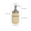 RUJHGL Farmhouse 16Oz/480Ml Glass Soap Dispenser with 304 Stainless Steel Pump Hand Soap Dispenser High Capacity Kitchen Soap Dispenser Pump Bottle view 2