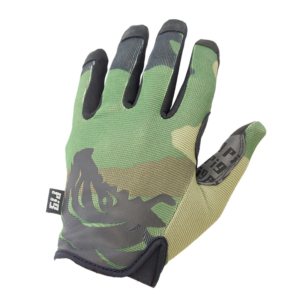 PIG FTD Delta Utility Gloves, 1 Pair, Woodland, X-Large