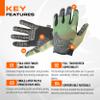 PIG FTD Delta Utility Gloves, 1 Pair, Woodland, X-Large view 4