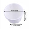100PCS Paper Cake Cupcake Liner Case, Mini Muffin Pan Cake Cups Wrapper Muffin Baking Cup Cupcake Liners Paper for Party Wedding (White pure bottom) view 3