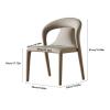 ZTHYSHXA Dining Chair Modern Dining Chairs Faux Leather Kitchen Dining Room Chairs Armless Accent Chairs for Kitchen, Living Room Dining Room Side Chair Upholstered Dining Chairs(Orange) view 3