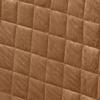 Touch of Class Camden Luxury Bedding | Neutral Camel Color | Grande Fitted Bedspread | Faux Suede Box Quilted Design | Designed 3 Piece Set Includes Queen Bedspread and 2 Standard Shams view 4