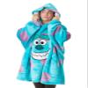 Disney Monsters, Inc. Sulley Wearable Blanket Hoodie  Womens Oversized Hooded Fleece Pullover view 1