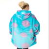 Disney Monsters, Inc. Sulley Wearable Blanket Hoodie  Womens Oversized Hooded Fleece Pullover view 3