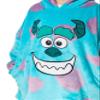 Disney Monsters, Inc. Sulley Wearable Blanket Hoodie  Womens Oversized Hooded Fleece Pullover view 4