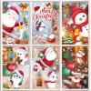 168 Pcs Christmas Window Decorations - Merry Christmas Window Clings for Glass Windows, Santa Claus Snowflake Christma Window Stickers Decals for Indoor Home Xmas Holiday Winter Party Decor, 9 Sheet view 1