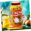 COLLBATH 10sets Snowman Beverage Containers Cute Tea Bottles with Sealing Lid Scarves for Christmas Drinks Parties and view 2