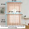 HLC.ME Jolene Floral Cafe Curtain Tiers, 28x36 Inch, Blush Pink, Set of 2 view 4