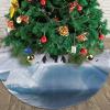 36" Christmas Tree Skirt White Plush Iceberg Penguins Christmas Tree Mat Tree Skirt Ornaments for Holiday Plush Tree Skirt Xmas Tree Skirt Base Cover for Christmas New Year Decorations view 2