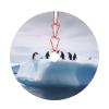 36" Christmas Tree Skirt White Plush Iceberg Penguins Christmas Tree Mat Tree Skirt Ornaments for Holiday Plush Tree Skirt Xmas Tree Skirt Base Cover for Christmas New Year Decorations view 4