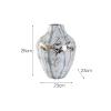 AEYSD-456 Vase New Chinese Style Marble Patterned Ceramic Vase Ornaments Living Room Foyer TV Cabinet Flower Ware Decorative Vase(Large) view 2