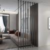 8pcs Room Divider Privacy Screens Room Separation Deviders Post for Decor Restaurant,Indoor/Office/Salon Column Decor Grille Adjustable Height(Height 115CM/45.2IN/3.77FT) view 2