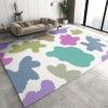 6x9 Area Rugs Paint Splash Rainbow Living Room Rugs, Generic Classroom Rug with Carpet Non-Slip Backing for Bedroom Office Home Decor view 1