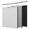Top Down Bottom Up Cellular Shades, Cordless Blackout TDBU Honeycomb Blinds with Thermal Insulated, Noise Reduction, Room Darkening Cellular Blinds for Home, Office Indoor Window, White, 23"W x 36"H view 1