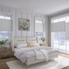 Top Down Bottom Up Cellular Shades, Cordless Blackout TDBU Honeycomb Blinds with Thermal Insulated, Noise Reduction, Room Darkening Cellular Blinds for Home, Office Indoor Window, White, 23"W x 36"H view 2