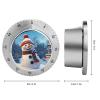 Stainless Steel Timer Happy Snowman Printed Kitchen Timers for Cooking Multi-Functional Timer for Home Baking Cooking view 2
