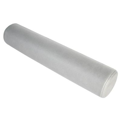 Gumney Long Cylindrical Pillow, Removable Adjustable Washable Soft Supportive Waterproof Round Body Pillow for Home Office, 19.68x3.93 Inch, Grey