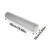 Gumney Long Cylindrical Pillow, Removable Adjustable Washable Soft Supportive Waterproof Round Body Pillow for Home Office, 19.68x3.93 Inch, Grey view 2