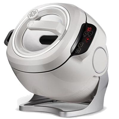 TYYMSMK 360 Rotating Drum Automatic Stir-Fryer, IH Induction Heating, Three Adjustable Settings, Multifunctional Smart Touchscreen, 6L Large Capacity