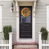 2024 Artificial Fall Peony and Pumpkin Wreath, Durable Year-Round Farmhouse Wreath - for Front Door, Rustic Fall Door Wreath with Pumpkin Berry Mixed Leaves for Thanksgiving, Halloween view 3