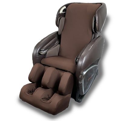YFJBDKS Massage Chair Cover, Slipcover Recliner Dustproof Protector Zero Gravity Recliner Chair Covers, Including Main Cover and Split Foot Cover,Brown