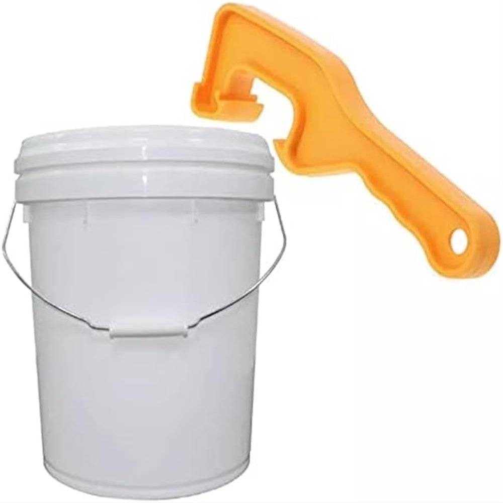 1 Pieces Plastic Bucket Lid Opener 5 Gallon Paint Can Opener Bucket Opener Wrench Tool Lid Remover for Home Industrial Use,Opener Paint Can Lid Opener Open Buckets & Pails Lightweight, Durable
