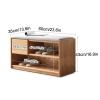 CMYCYDDPLY Shoe Bench, 2-Tier Shoe Rack, with Drawer, Shoe Organizer Storage Bench for Entryway, Living Room(60cm) view 3