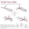HOMCOM 8ft Douglas Fir Pencil Christmas Tree, Slim Artificial Christmas Tree with 1168 Branch Tips and Metal Stand, Skinny Hinged Xmas Tree for Home Party Holiday Decoration, Pink view 4