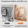 Storage Bags for Clothes,Clear Garment Bags for Hanging Clothes with Durables Zip Waterproof and DustproofNo Installation Required, Washable for Suit, Shirts, Coats, Jackets, Dress, and Sweater view 4