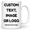xzdesign Personalized Coffee Mug Custom Picture Text or Logo Ceramic Mugs Customized Gift for Men & Women Taza Personalizada with Photo and Words (11 OZ) view 1