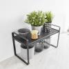 Jeanoko Adjustable Kitchen Cabinet Organizers, Simple Multifunctional Storage Rack Organizer with Adjustable Shelf, for Kitchen and Office view 3