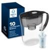 Brita Small 6 Cup Water Filter Pitcher, 1 BritaPlus Filter, Metro, Black (Package May Vary) view 1
